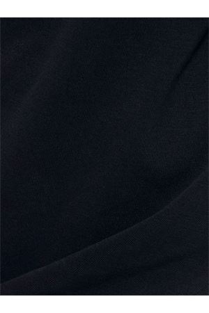 Sebani asymmetrical black cotton T-shirt ISABEL MARANT | TS0097FAA1N41I01BK